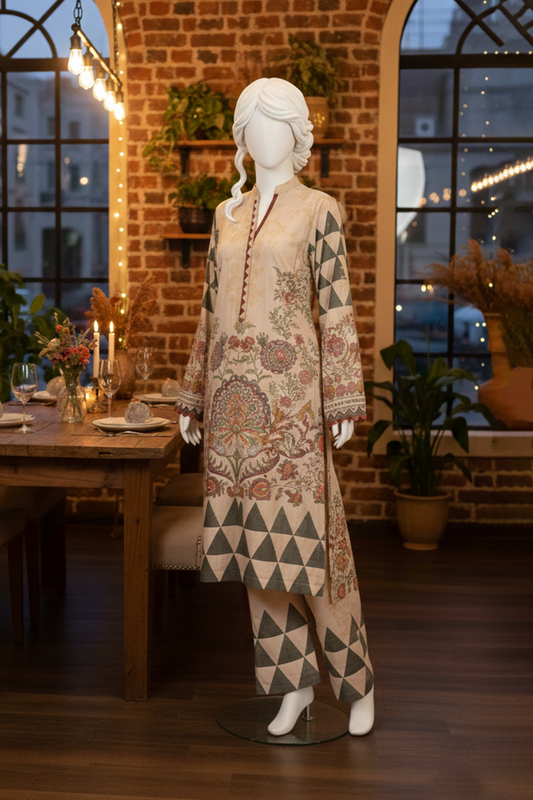 2 piece - TURK LINE Cotton jacquard. JO2P-2