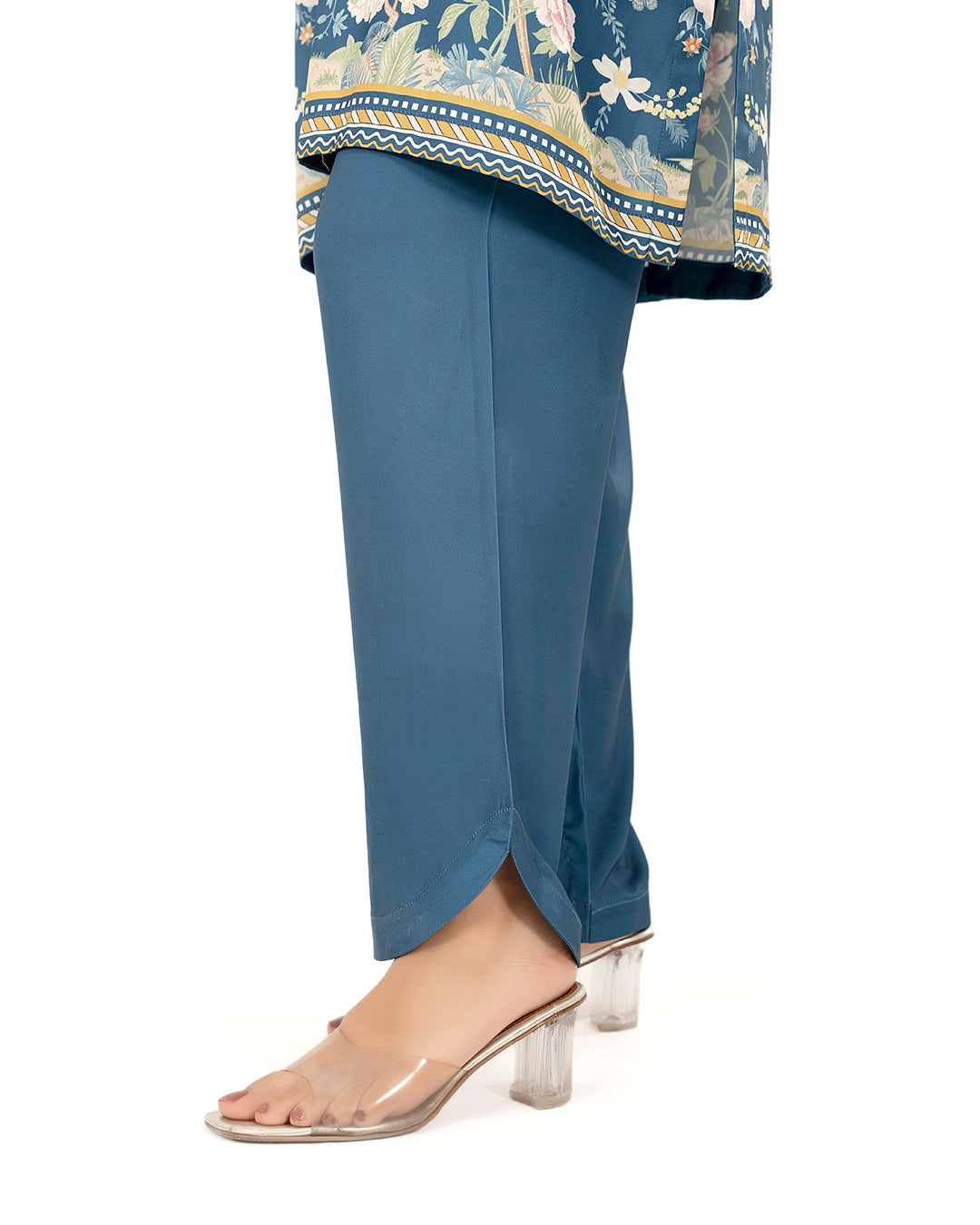 Celestial Bloom - Printed Shamoz Silk Co-ord 2Pc (EPSS2P-05)