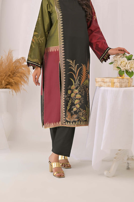 2 piece - Zar e Gul Jacquard  JSD2P-7