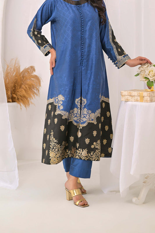 2 piece - Mughal Mist  jacquard  JSD2P-6