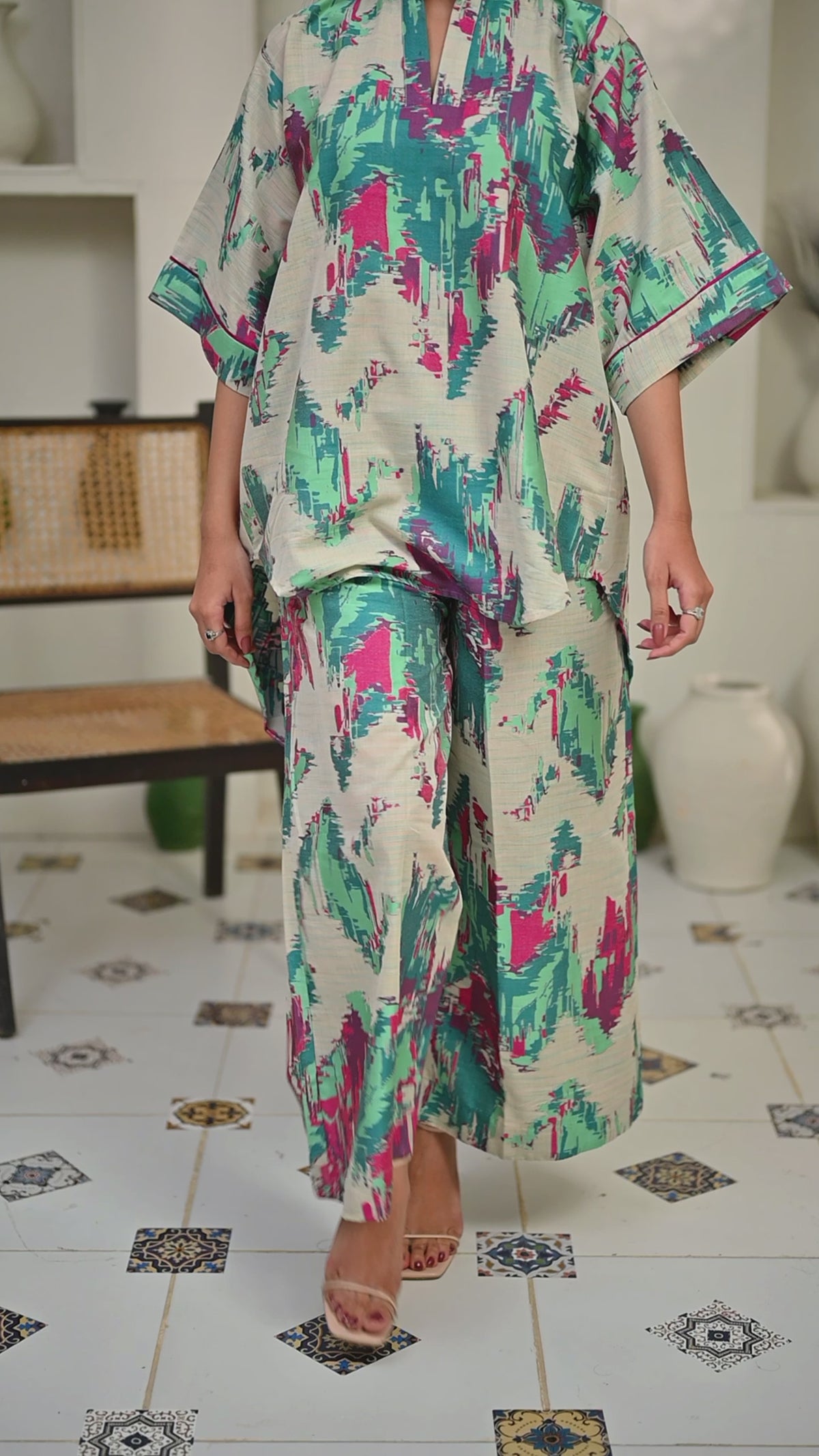 Ikat - Viscose Jacquard 2Pc